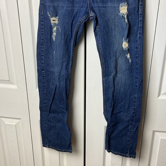 Levi’s 511 Slim Jeans Distressed Dark Blue 29 - Picture 3 of 12